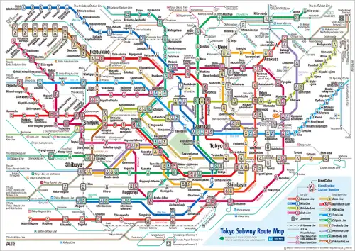 Tokyo Metro map
